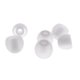 thumbnail image 4 of El auricular en la oreja de silicona de 3.8 mm cubre los tapones de los auriculares 3 pares de color blanco transparente, 4 of 5