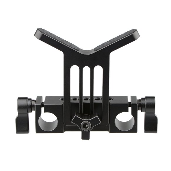 Soporte de lente CAMVATE, soporte de varilla, 15 mm, para plataforma DSLR