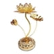 thumbnail image 2 of Portavelas De Loto Mantel Candelabros Decorativos Tealight Candlestick, 2 of 5