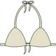 thumbnail image 1 of Bikini Estilo Triángulo Clásico Beige S, 1 of 2