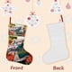 thumbnail image 3 of Danganronpa Tema: Calcetines de Navidad, fino lino blanco para colgar en escaleras y chimenea, decoración navideña para el hogar, regalo de Navidad. 45cm × 32cm, 3 of 5