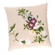 thumbnail image 5 of Funda De Almohada Bordado En Punto De Cruz Kit De Funda De Almohada Flores Moradas, 5 of 5
