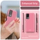 thumbnail image 4 of Funda TUDIA Jitterbug Smart 4 T608G, robusta a prueba de golpes, rosa, 4 of 7