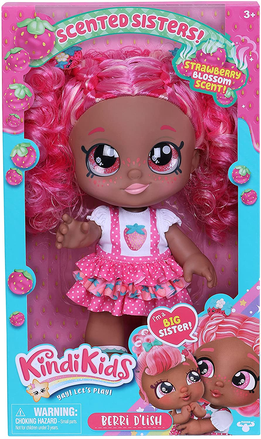 Kindi Kids Scented Sisters - Preescolar 10 "" Play Doll -Berri D'Lish Kindi Kids Kindi Kids