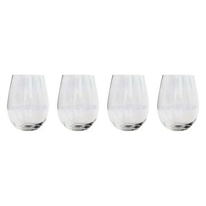 Disparo - Set 4 Vasos Vidrio Cristal Redondo Wayu 580Ml Liquido Coctel