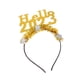 thumbnail image 4 of Diadema De Feliz Año Nuevo, Accesorio Para El Cabello Para Fiesta, Aro Para El Cabello Para Mujeres, Hombres, Niños, Aureate, 4 of 5