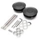 thumbnail image 1 of Alfileres de capucha RVCAZON STETION Quick Latch Universal, paquete de 2, negros, 1 of 7