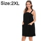 thumbnail image 2 of Vestido de baño/ducha para mujer, ligero, con cierre de tirantes y largo hasta la rodilla., 2 of 5