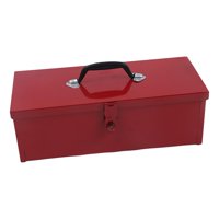 Ioensy - Caja De Herramientas De Metal Organizador Portátil Resistente Multipropósito Para Garaje Hogar