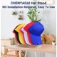 thumbnail image 5 of Organizador de gorras de acrílico CHENYAOAI, soporte para 14 gorras x2, 5 of 6