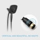 thumbnail image 3 of Manguera de ducha OFFO Kink Free de acero inoxidable de 1,5 m, color negro mate, 3 of 7