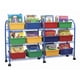 thumbnail image 1 of Carrito móvil de metal para biblioteca escolar con nivelación, sin charolas, 1 of 1