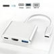 thumbnail image 1 of 3 In 1 Type C To 4K HDMI-compatible USB 3.0 Charging Adapter USB C Hub USB 3.0 Dock Station Splitter For Laptop Macbook Air Pro., 1 of 2