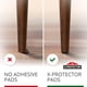 thumbnail image 4 of Protectores para muebles X-Protector, 8 piezas, 3,8 cm, antideslizantes, 4 of 6