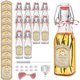 thumbnail image 1 of 10 Pack Swing Top Glass Vanilla Extract Bottles 8 oz with Lids, 1 of 3