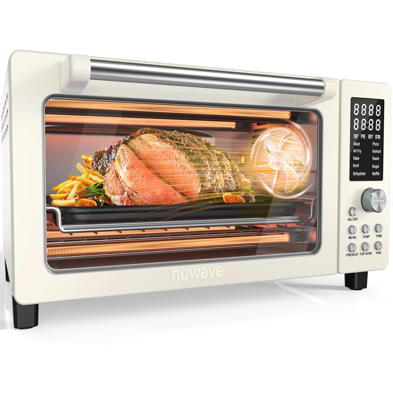Horno Tostador Air Fryer Nuwave Bravo Pro 21qt 1800w Vanilla