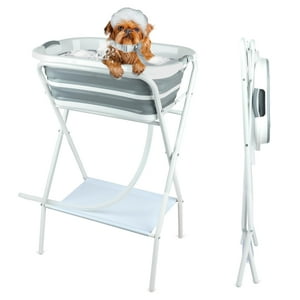 Estación De Aseo Elevada Fhtonge Para Perros Pequeños