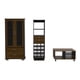 thumbnail image 1 of Vitrina Classic Caramelo/Wengue + Bar + Mesa de Centro, 1 of 12