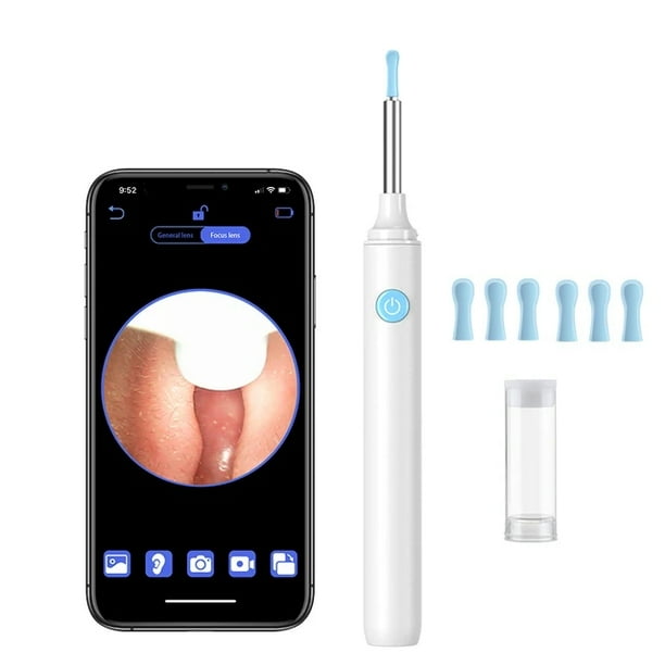 Smart Ear Wax Cleaner with Camera 3.5mm Earpick Otoscope Visual Ear Camera children Health Care for iPhone, iPad, Android