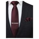 thumbnail image 1 of Juego de corbata JEMYGINS 147 cm color granate con pasador, 1 of 5