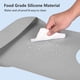 thumbnail image 2 of Bib de silicona ajustable para adultos, Bib lavable para hombres y mujeres, Bib impermeable para ancianos con Crumb Catcher (gris), 2 of 3