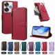 thumbnail image 4 of Funda con Billetera para [Xiaomi Poco F6] con Bolsillo Zipper y Tarjetero Rojo, 4 of 6