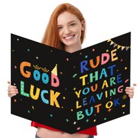 Tarjeta De Despedida Idealmuzik Te Echaremos De Menos, Adiós, Buena Suerte