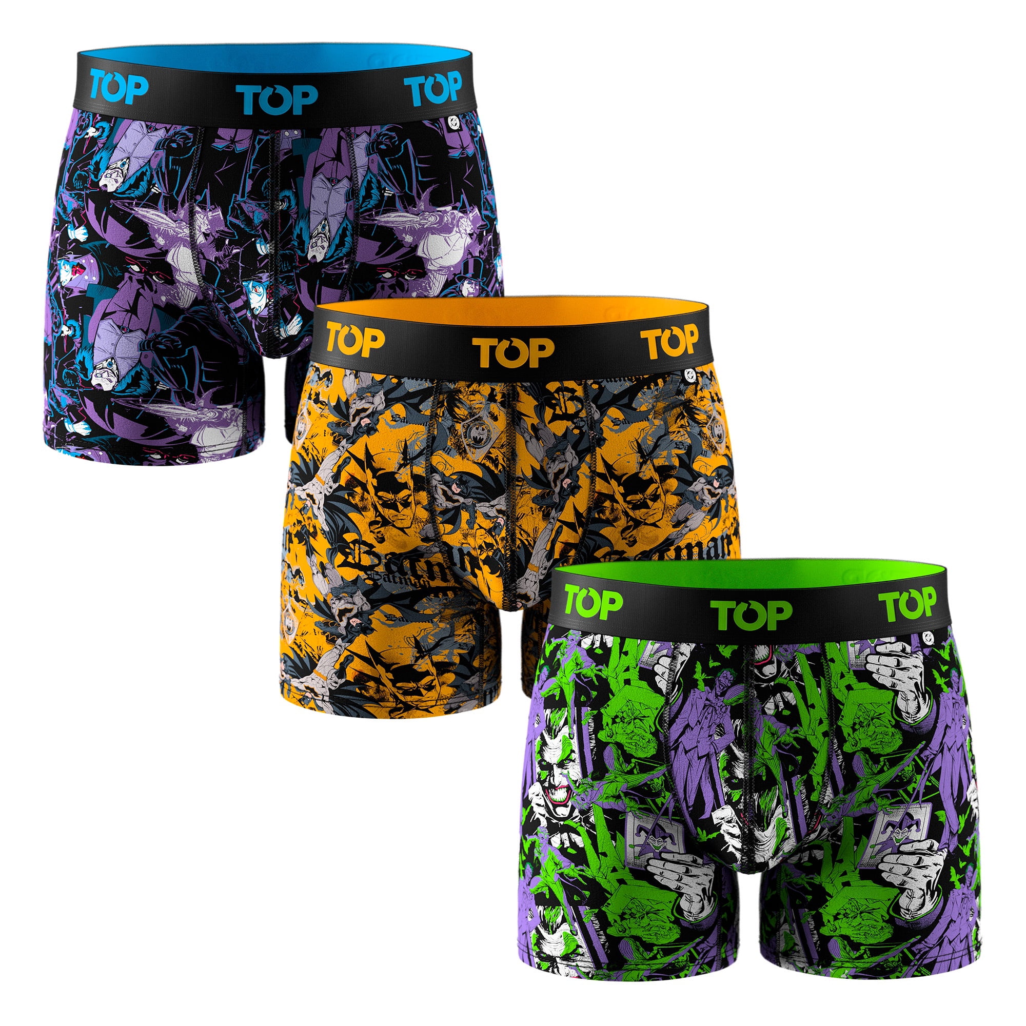 Top - Bóxer Medio Algodón Dc Pack 3 C23