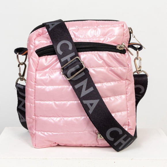 BANDOLERA NAIROBI Rosa Metalizado