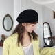 thumbnail image 3 of Boina sombreros Mujeres primavera otoño sombrero francés niñas sólido Colo Otoño Invierno boina sombrero para mujeres sombrero plano Gora boinas de fieltro, 3 of 6