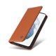 thumbnail image 4 of Funda Billetera de Cuero para Samsung Galaxy S21 con Tarjetero y Soporte - Tapa Magnética Marrón, 4 of 6