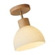 thumbnail image 4 of Lámparas de Techo Modernas, Lámpara Colgante de Madera, Lámpara de para Sala de Estar, Restaurante, Decoración, Oficina, , Interior Marrón claro, 4 of 5