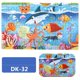 thumbnail image 1 of 60pcs Jigsaw Puzzle Cartoon Animal Vehicle Games Baby Educational Toys, For Kids Christmas Gifts, 1 of 5