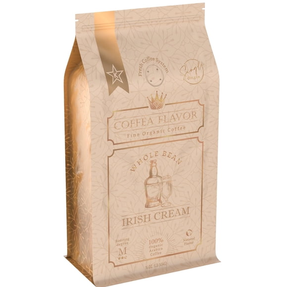Café en grano orgánico sabor Irish Cream Coffea Flavor
