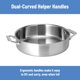thumbnail image 5 of Cacerola Misen 6 QT de Acero Inoxidable de 5 Capas, Apta para Horno, 5 of 9