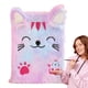 thumbnail image 1 of Diario de gato esponjoso para niñas, bonitos regalos de papelería con dos orejas de peluche. Minicuaderno de tapa dura esponjoso con bolsillo y dos orejas de gato. Diario de gato para niñas y amantes, 1 of 7