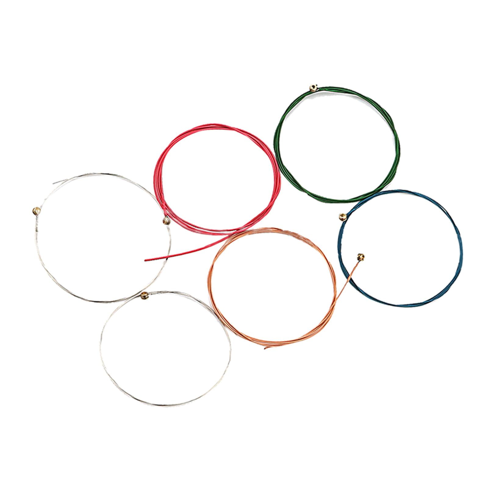 Bothyi - Cuerdas De Guitarra De 6 Uds Duraderas Para Guitarra Acústica De Guitarra Eléctrica Popular Clásica