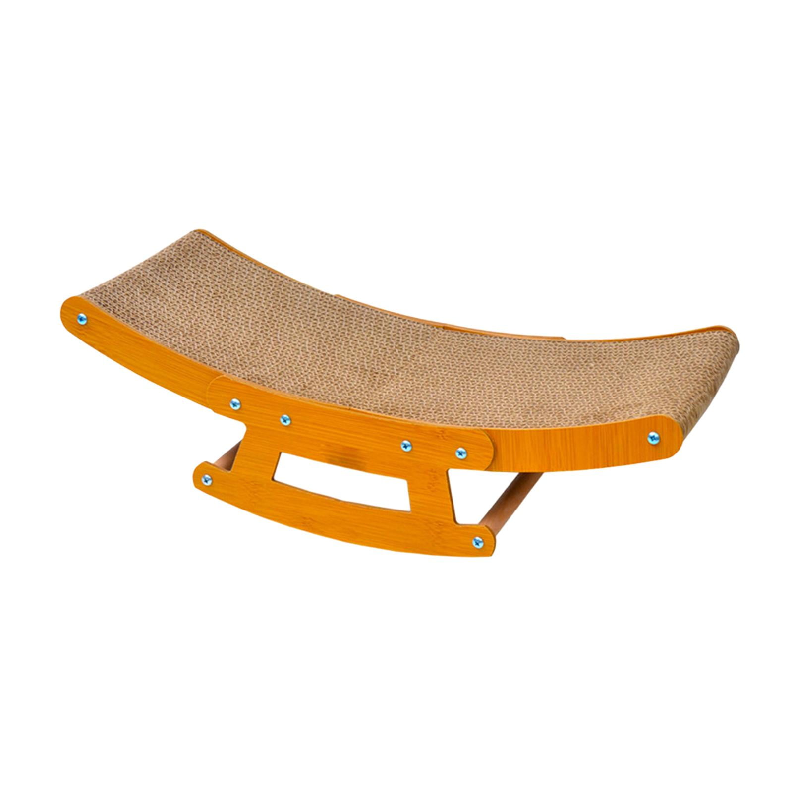 Magideal - Cama Tipo Hamaca Para Gatos, Rascador Para Gatos, Cama Para Mascotas, Cama De Salón Portátil De Papel Corrugado Para Gatos, Mecedora Para Perros Peque