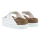 thumbnail image 4 of Sandalia Birkenstock Arizona Flex Platform de cuero blanco, 4 of 4