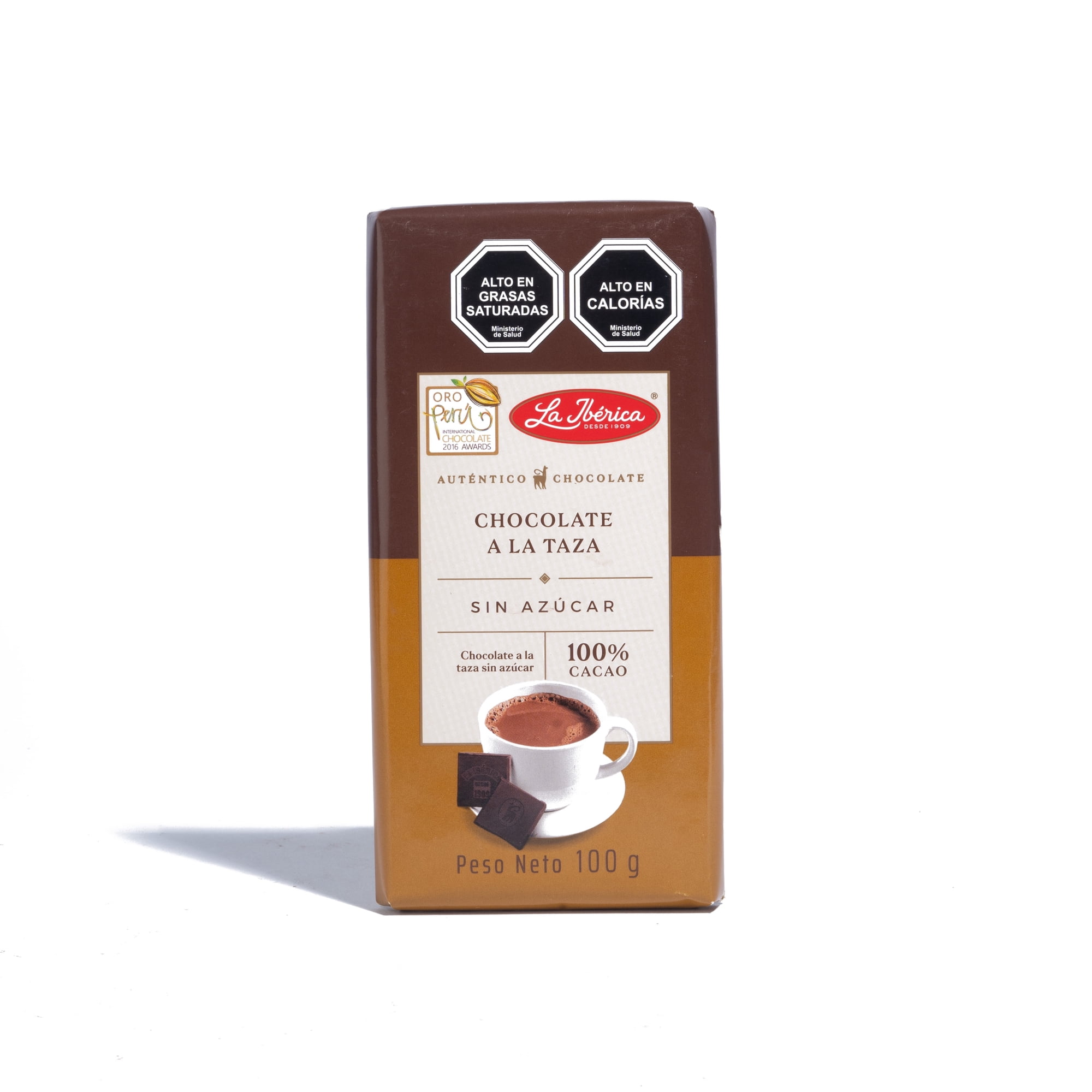 Chocolates La Ibérica - Chocolate A La Taza 100% Cacao 100g