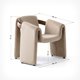 thumbnail image 3 of Poltrona Cozy Terciopelo Arena y Madera Natural, 3 of 3