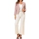 thumbnail image 2 of INSPIRE CHIC Blazer Abierto de Mujer para Regreso a Clases, Traje de Verano para el Trabajo, Chaqueta Corta Rosa-Sólido L, 2 of 6