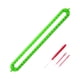 thumbnail image 4 of Kit de ter de punto , herramientas de , ganchos de DIY, de tejer para principiantes, chal , Verde pulgadas Verde 18.5 pulgadas, 4 of 5