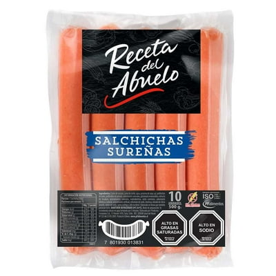 Salchichas Sureñas 10 Un 500 G Receta Del Abuelo