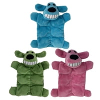 Multipet - Mat Loofa Squeaker De Juguete Para Perros Con Múltiples Mascotas (Paquete De 3) Para Perros Pequeños