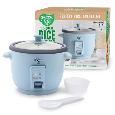 Olla Arrocera Greenlife Cerámica Antiadherente Azul Para 3 Tazas