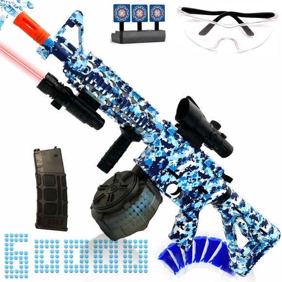 Gel Splat Blaster ZoffyFabrizio Large Blue para juegos al aire libre