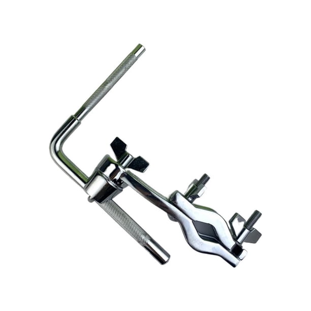 Soporte para cencerro de bombo Clip de extensión de tambor Soporte de soporte de liberación rápida Brazos de montaje de percusión Accesorio Soporte de con curva de extensión