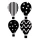 thumbnail image 1 of Decomural Hot Air Balloon Baby Nursery Set WS-44174, 1 of 2
