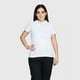 thumbnail image 1 of Polera Pique Mujer 80/20 M/C blanco M, 1 of 5